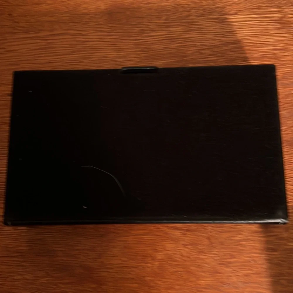 NWOT storage box with deck of cards and 4 coasters